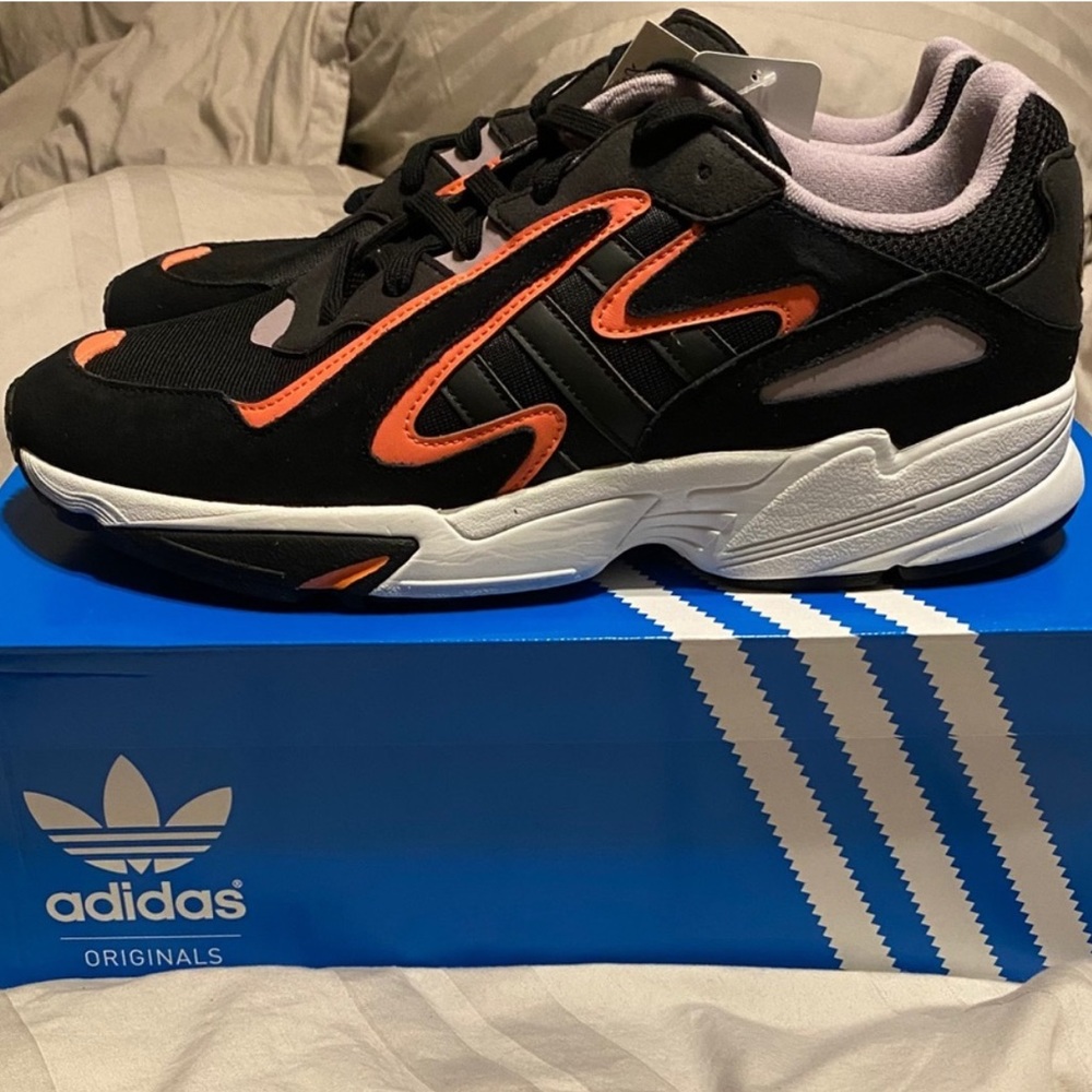 Men size 13 Adidas Yung 96 Chasm in black. Brand new with box.